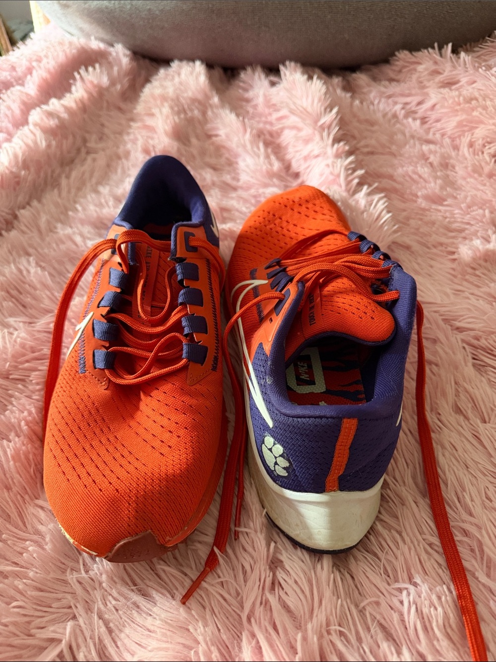 Clemson Women’s Orange and Purple Nike Pegasus